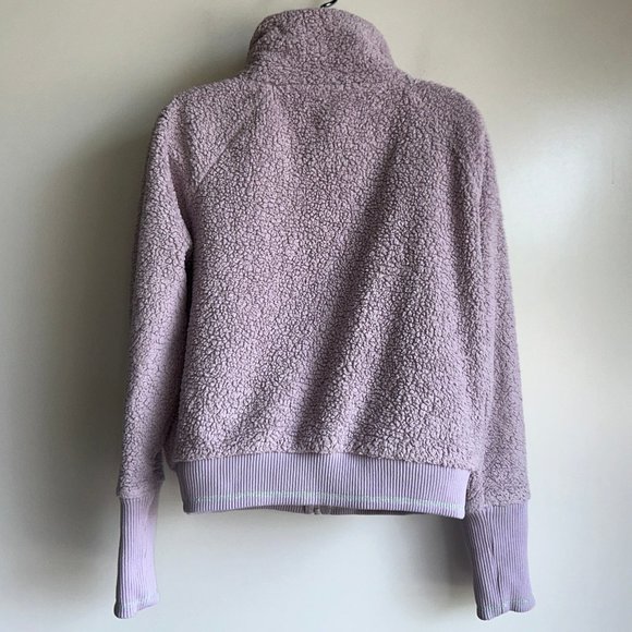 ATHLETA Shasta Purple Tugga Sherpa Warm Cozy Jacket (#486693) Size Medium - Picture 9 of 16